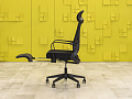 Офисное кресло руководителя на колесах Сетка Чёрный Импорт_КРТЧ6-271023