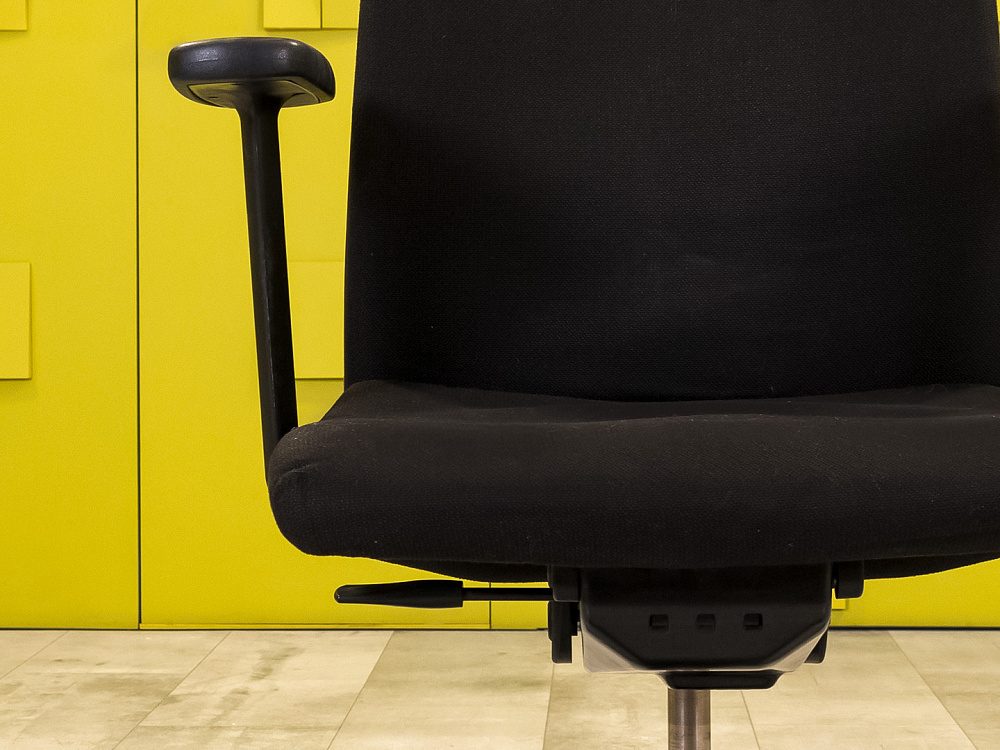 Офисное кресло для персонала на колесах HAWORTH Ткань Чёрный США_КПТЧ3-121124