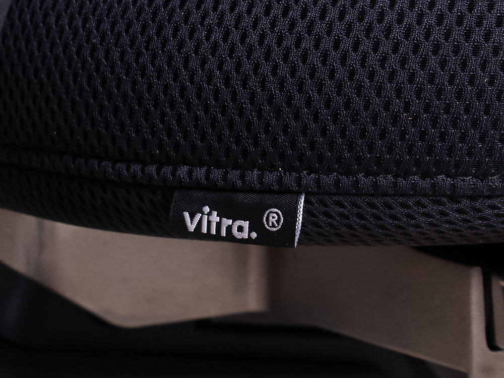 Офисное кресло для персонала на колесах Vitra Ткань Чёрный; Серый Швейцария_КПТЧ-060823