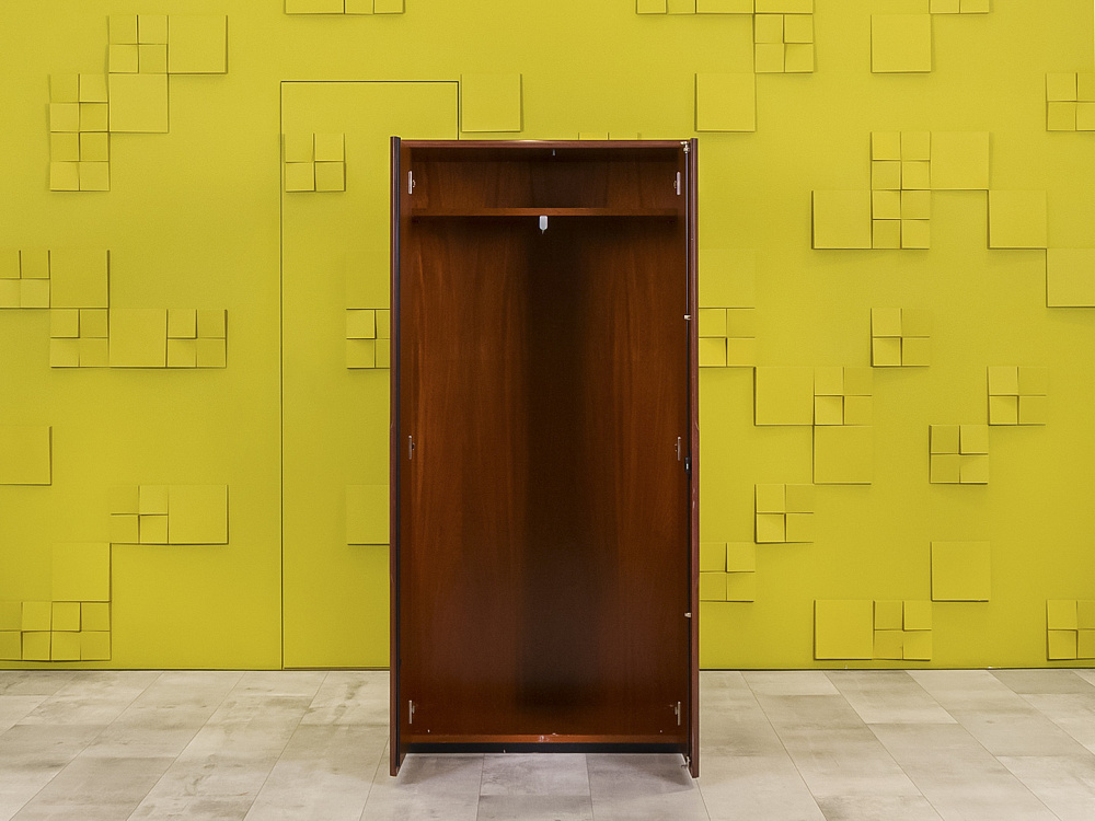 Шкаф для одежды Flute ORA 800x470x1700 Закрытый Шпон Орех Италия_ШГ2ДХ-170524