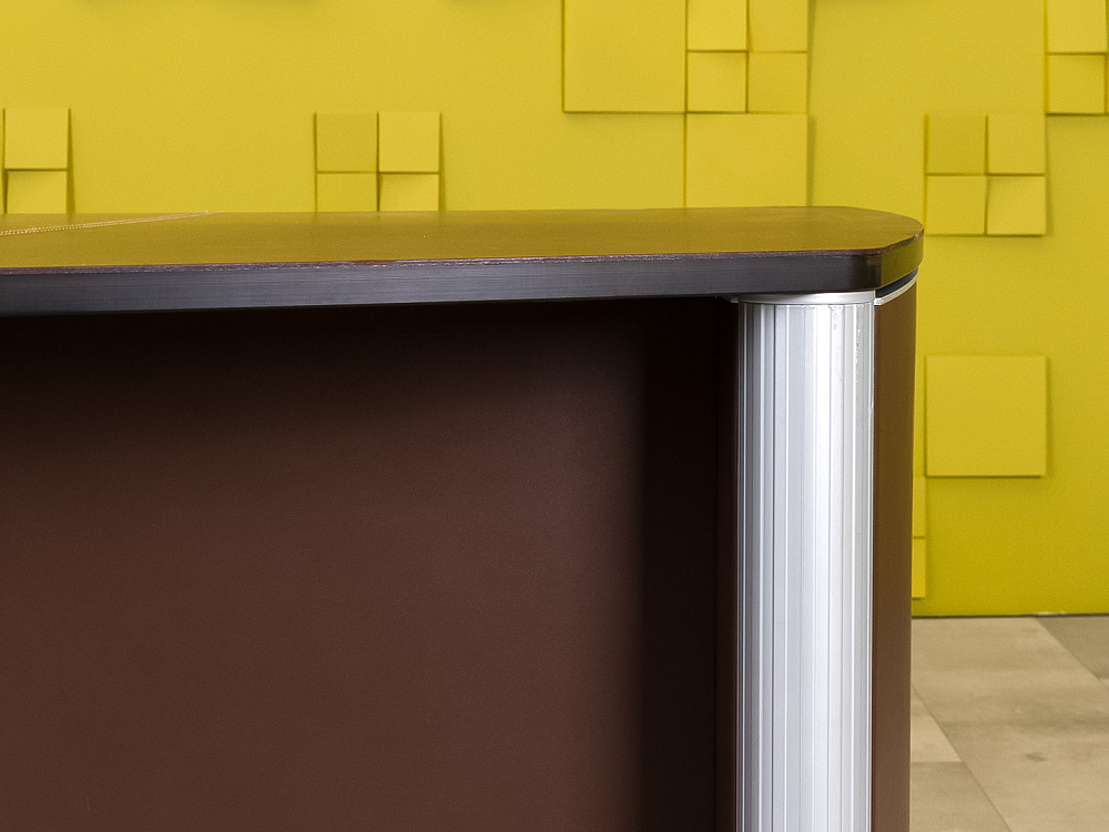 Стол для руководителя ENRICO PELLIZZONI 2000x1000 Кожа Коричневый Италия_СРЭК-210224