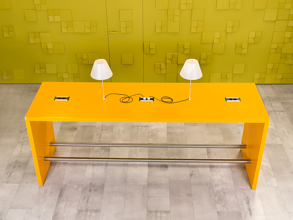 Обеденный стол МДФ Жёлтый Россия  СГПЖ-261023