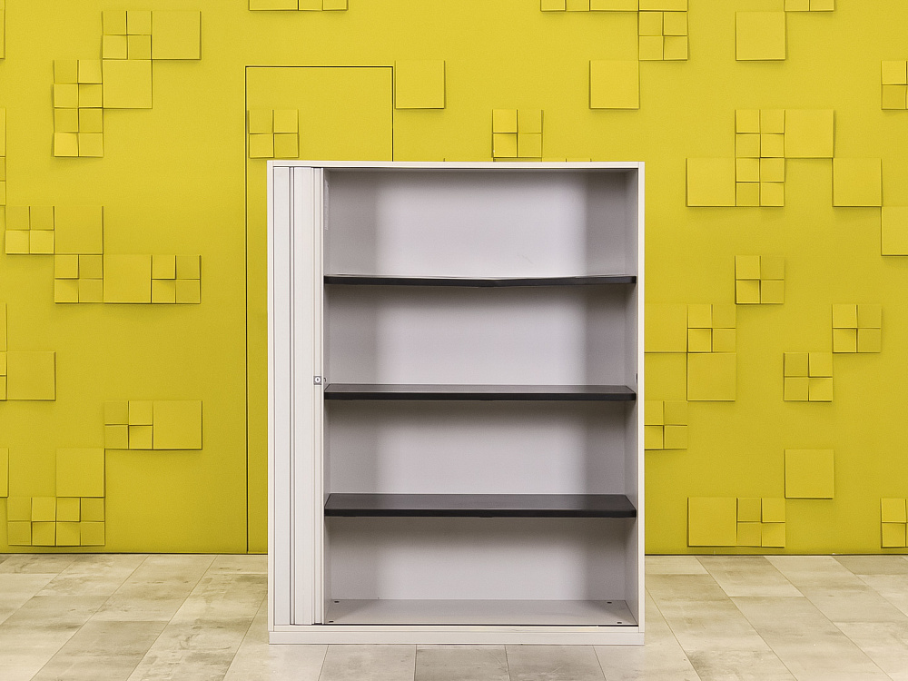 Шкаф для документов офисный  Steelcase ЛДСП Серый Франция  ШД1ДС1-27046