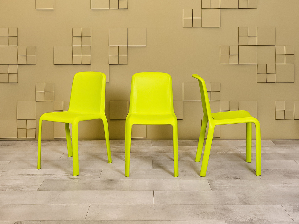 Офисный стул  Snow Pedrali Пластик Зелёный Италия  УНПЗ1-04026