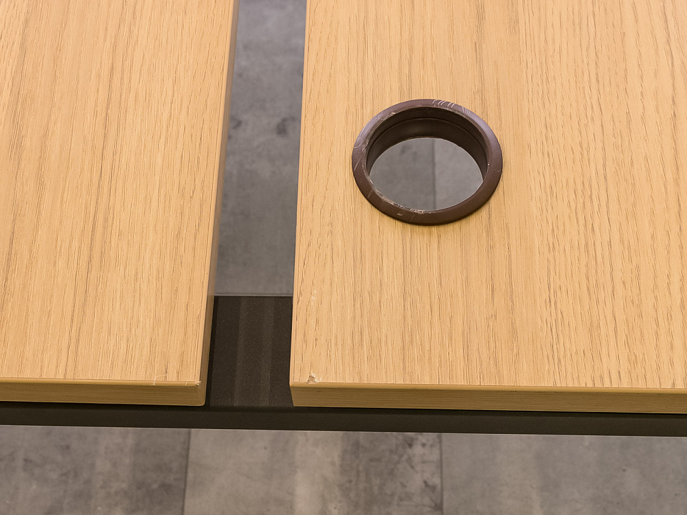 Комплект офисной мебели на 2 человека ЛДСП Дуб Россия_ГКВ1-230424