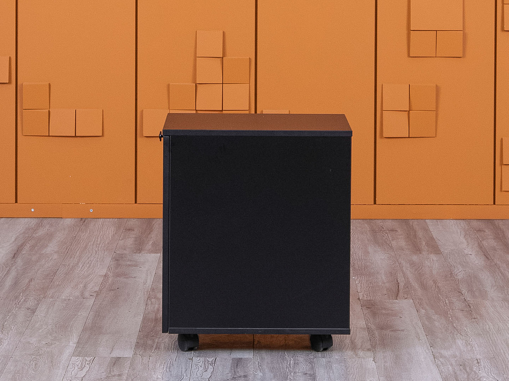 Офисная тумба выкатная  350х500х610 ЛДСП Черная   (ТВ1ДЧ-21075)