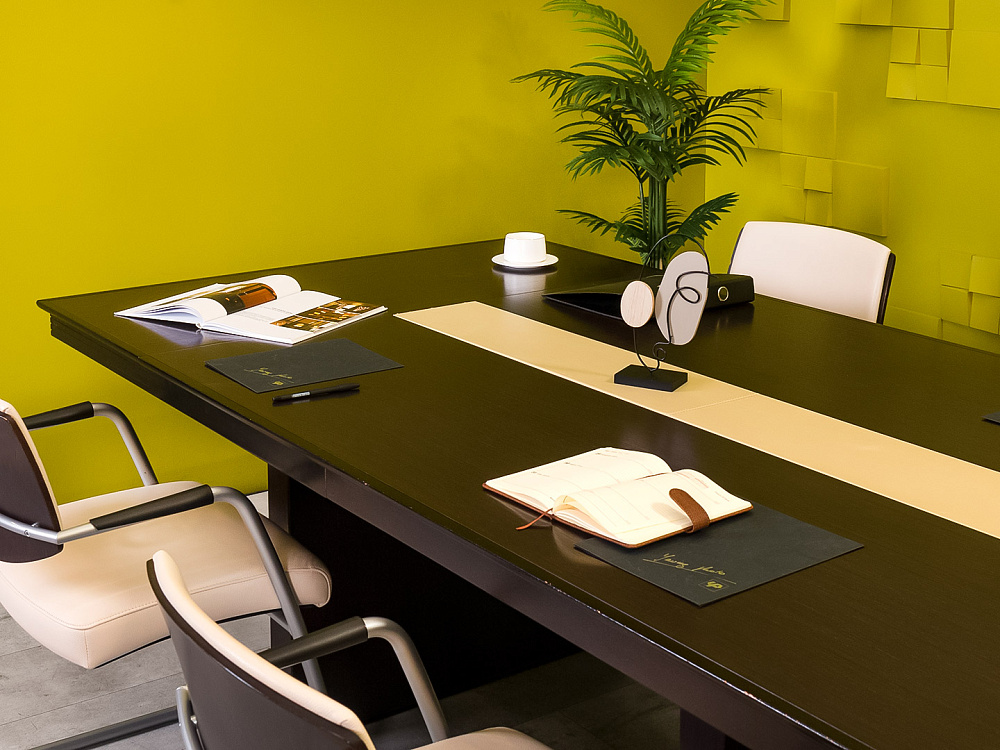 Офисный стол для переговоров  EUR/QUARANTA Шпон Венге Италия  СГПЕ-130824