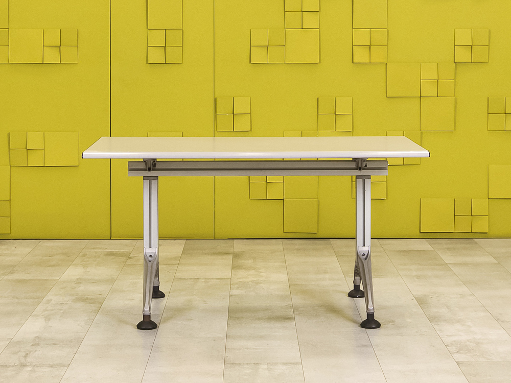 Офисный стол прямой FREZZA ЛДСП Серый Импорт  СППС-04125