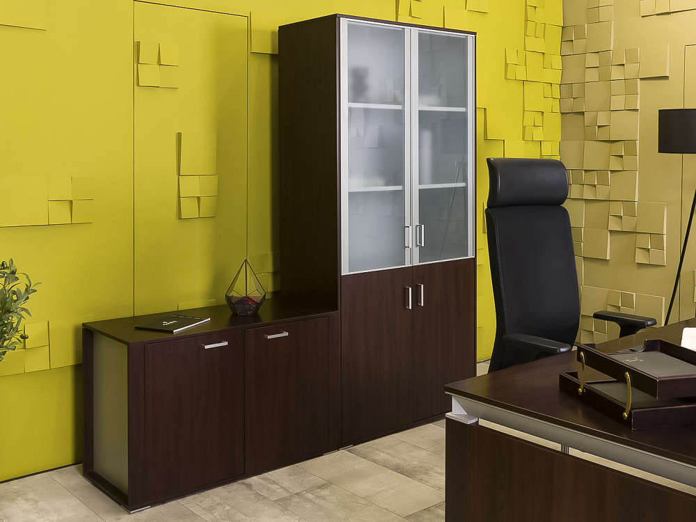 Кабинет руководителя   HAN Шпон Венге Италия  КРЕ-12095