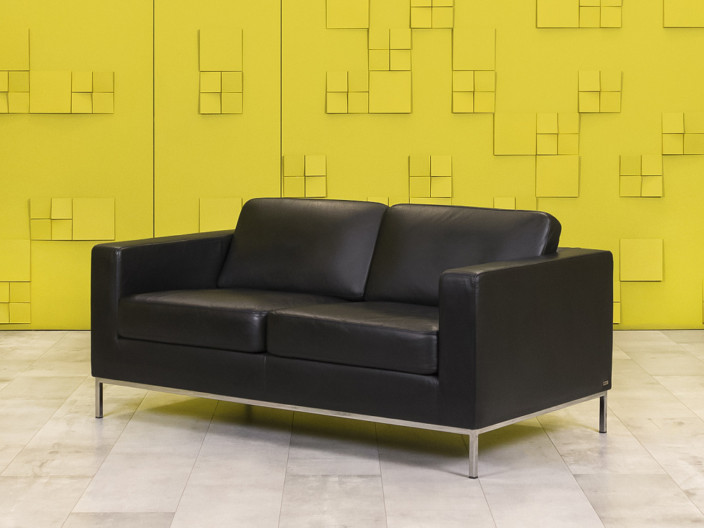 Офисный диван Profim Кожа Чёрный Польша  ДНКЧ-21045