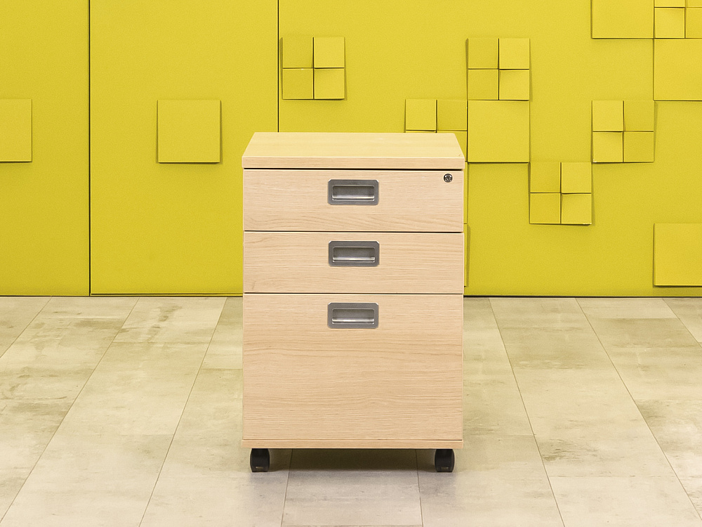 Офисная тумба выкатная ЛДСП Зебрано  ТВ3ЯЗ-26036