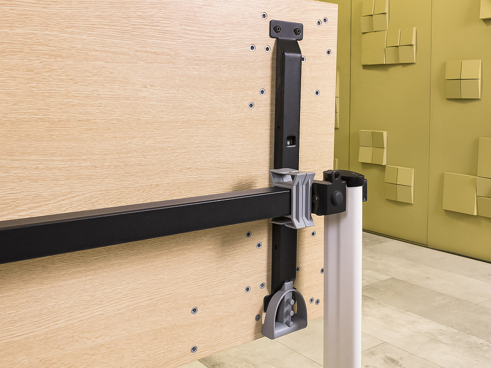 Офисный стол прямой 1200x600 ЛДСП Зебрано Импорт_СППЗ1-160823