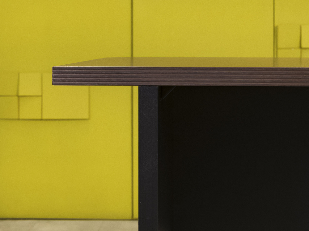 Офисный стол угловой  ЛДСП Венге  СПУЕ-19016