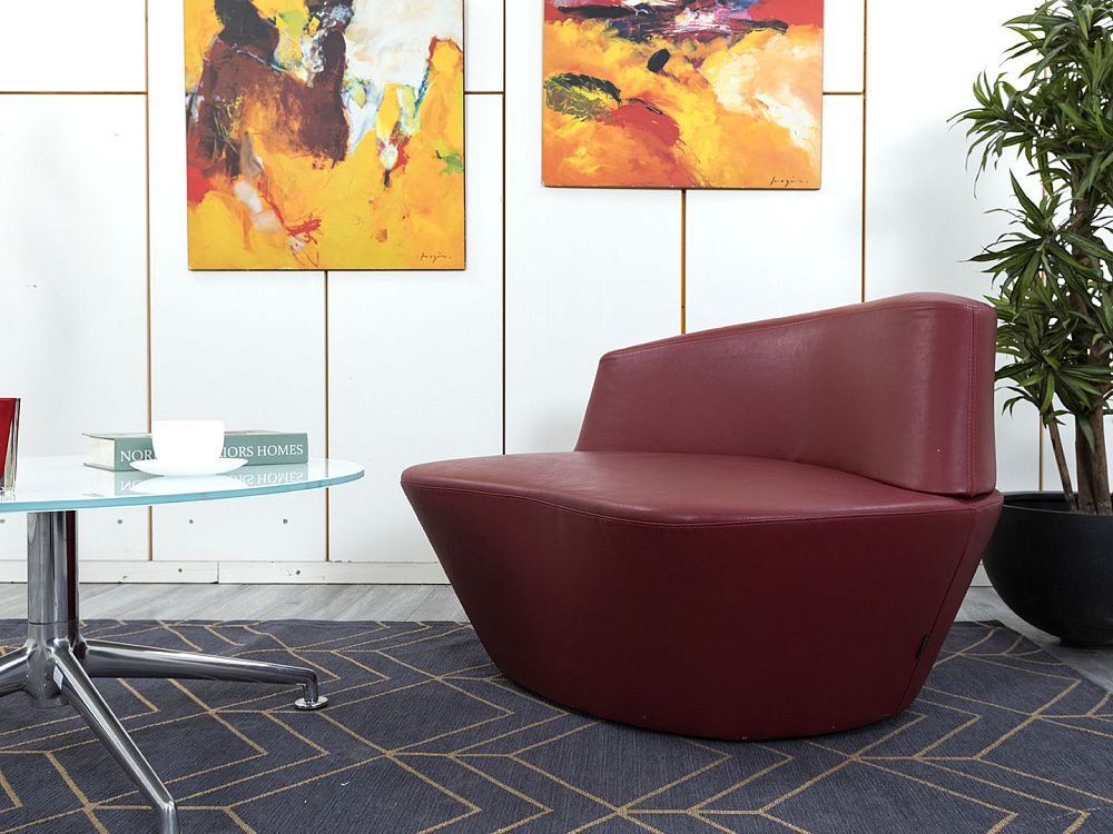 Офисный диван Tacchini Кожа Красный Polar Sofa  (ДНКК-21042)