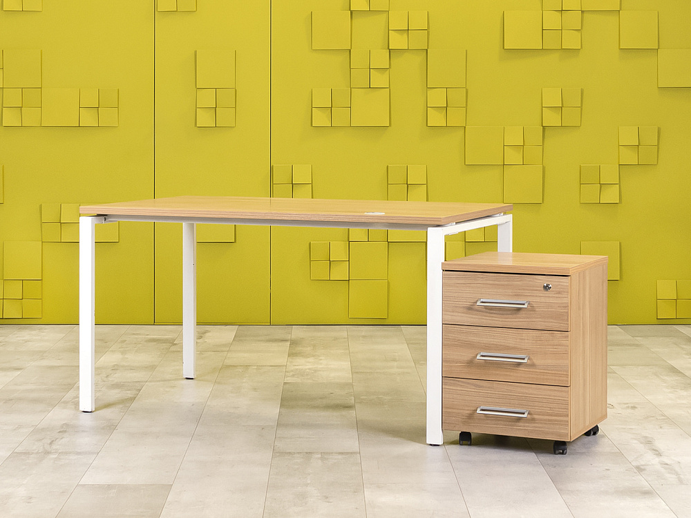 Комплект офисной мебели на 1 человека ЛДСП Орех Россия_СППХТ-190224