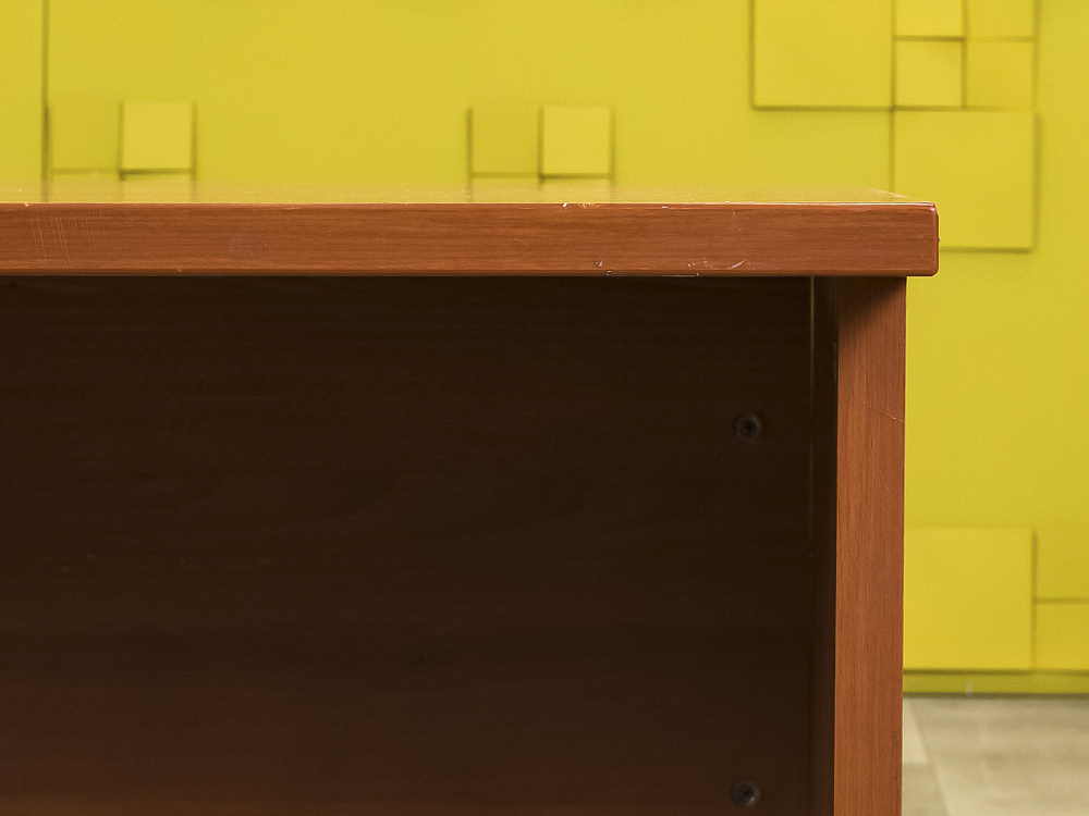 Офисный стол прямой  ЛДСП Вишня Россия  СППШ-13046