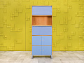 Шкаф для документов офисный IKEA ЛДСП Синий Швеция  ШДКН2-20025