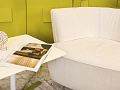 Офисный диван WALTER KNOLL Кожа Бежевый Германия  ДНКБ-10104