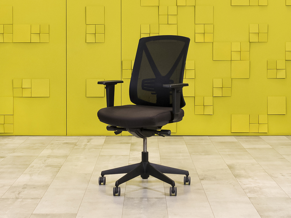 Офисное кресло для персонала на колесах MIRO-3 Ткань Серый; Чёрный Китай_КПТС-141124