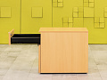 Офисная тумба выкатная Steelcase 420x590x520 ЛДСП Бук 2 ящика Импорт_ТВ2ЯВ2-260923