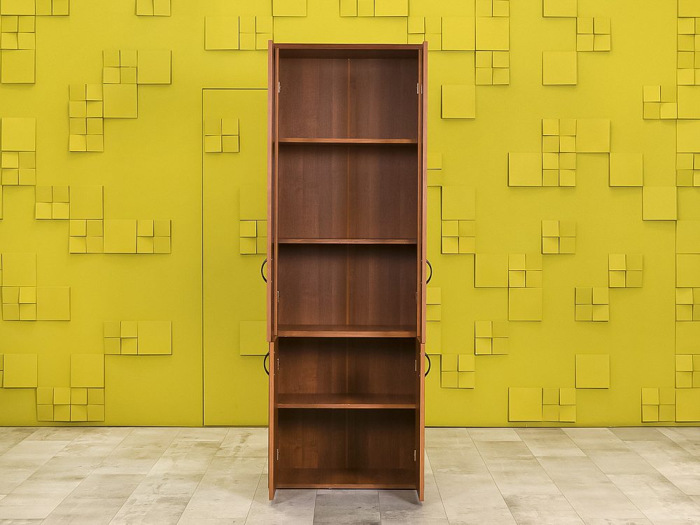 Шкаф для документов офисный  ЛДСП Вишня Россия  ШДКШ-12026