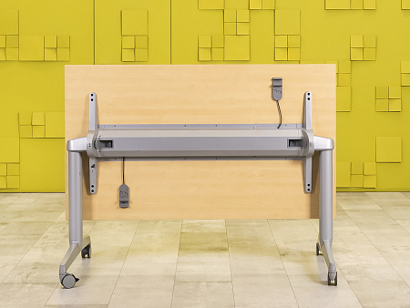 Офисный стол прямой Steelcase ЛДСП Клен Германия  СППВ1-01125