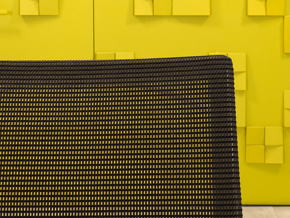 Офисное кресло руководителя на колесах Comforto HAWORTH Ткань Чёрный США_КРТЧ-091223