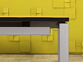 Стол для руководителя  Steelcase ЛДСП Ольха Германия  СРПЛ1-30016