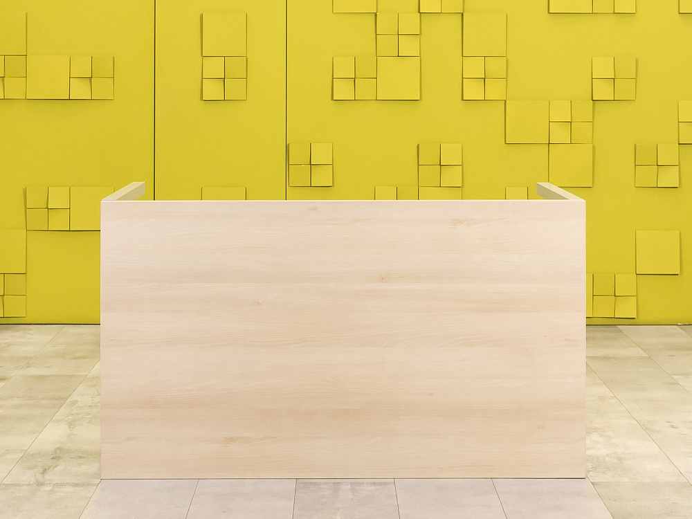 Офисный стол прямой ЛДСП Клен  СППВ1-10046