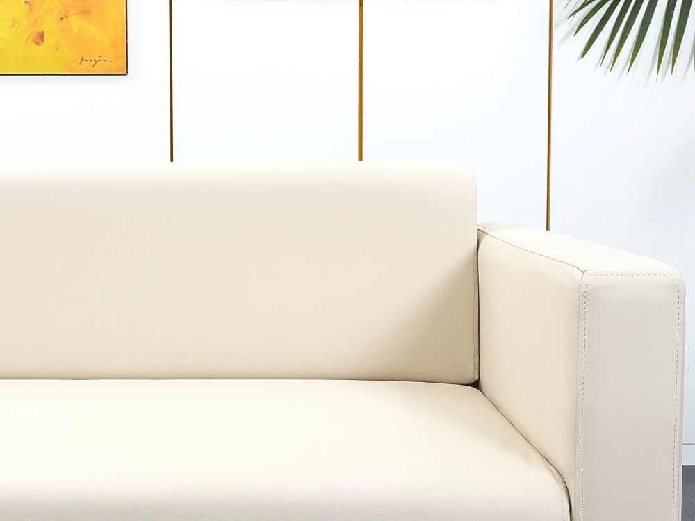 Офисный диван Май Кожзам Бежевый  Россия (ДНКБ2(Май))