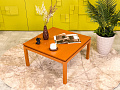 Журнальный столик Calligaris 800x800x440 ЛДСП Ольха Италия_СЖПЛ-180924