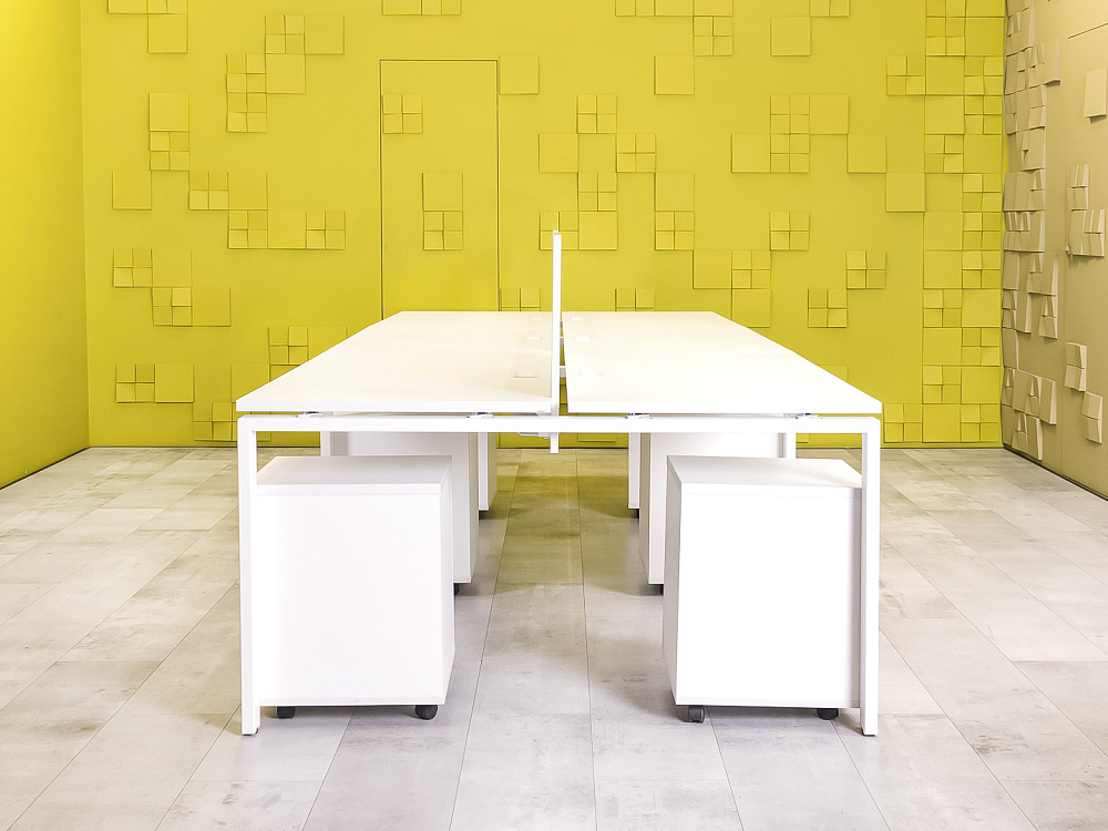 Комплект офисной мебели   ЛДСП Белый Россия  ГКБ-24045