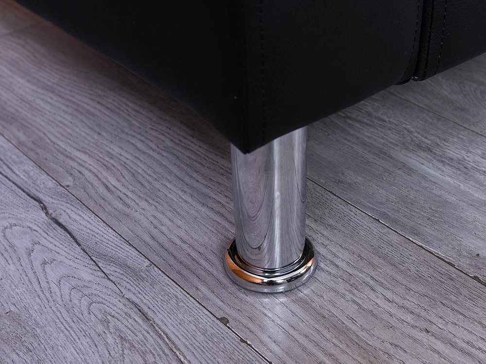 Офисный диван ДМебель Кожзам Черный   (ДНКЧ3-25094(нов))