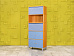 Шкаф для документов офисный IKEA ЛДСП Синий Швеция  ШДКН2-20025