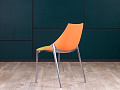 Конференц кресло для переговорной на ножках Hoop Пластик Оранжевый; Зелёный Италия_УНПО-26110