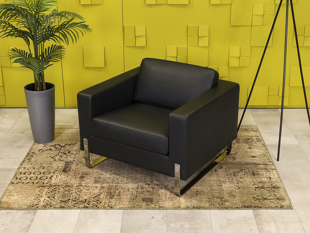 Мягкое кресло MyTurn Sofa 10 Profim Экокожа Чёрный Польша  КНКЧ-26025