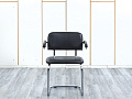 Конференц кресло для переговорной  Черный Кожзам    (УДКЧ-10073)
