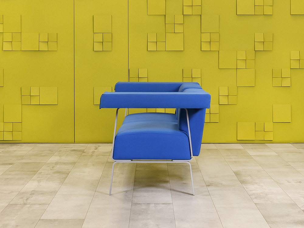 Офисный диван BENE 1750x790 Ткань Синий Австрия_ДНТН-180723