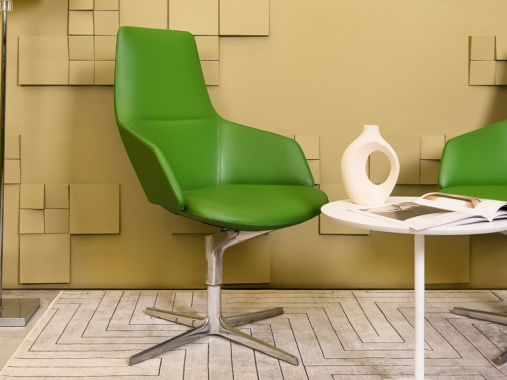 Мягкое кресло  ARPER Кожа Зелёный Италия  КНКЗ-19036