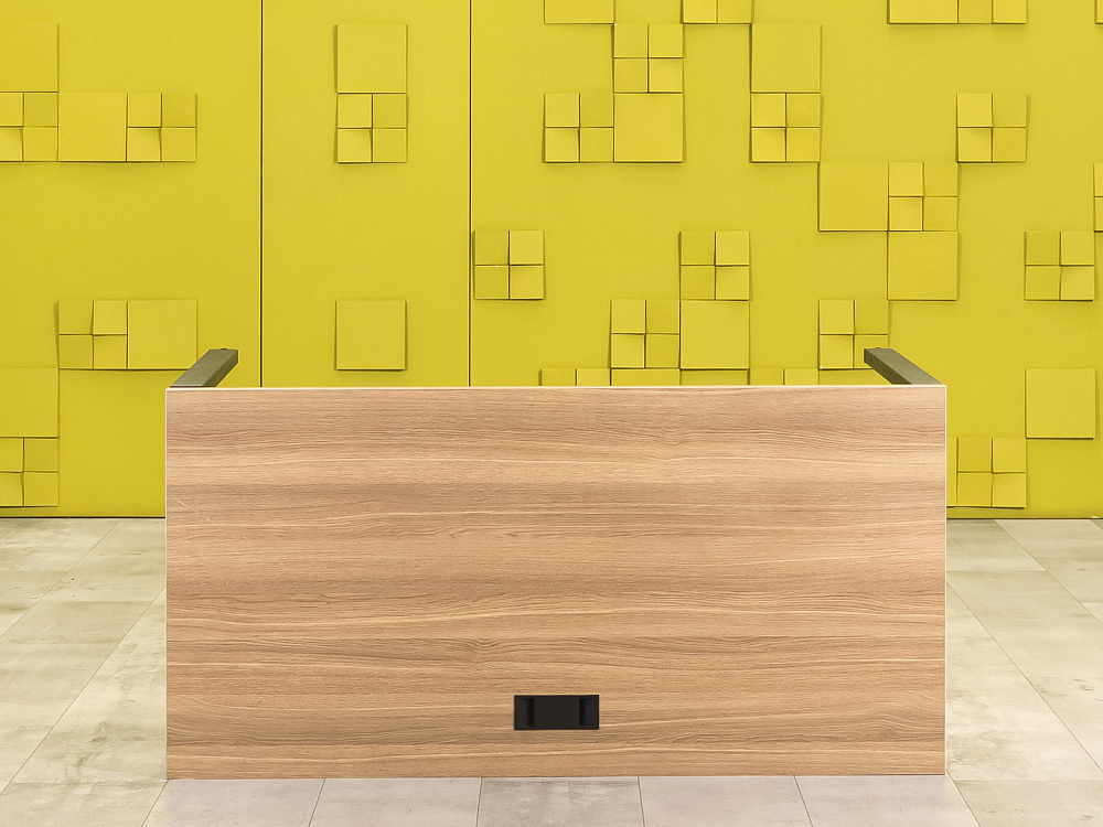 Офисный стол прямой ЛДСП Зебрано  СППЗ2-26016