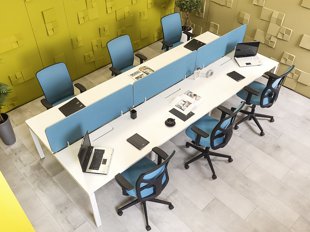 Комплект офисной мебели  ЛДСП Белый  ГКБ-10125