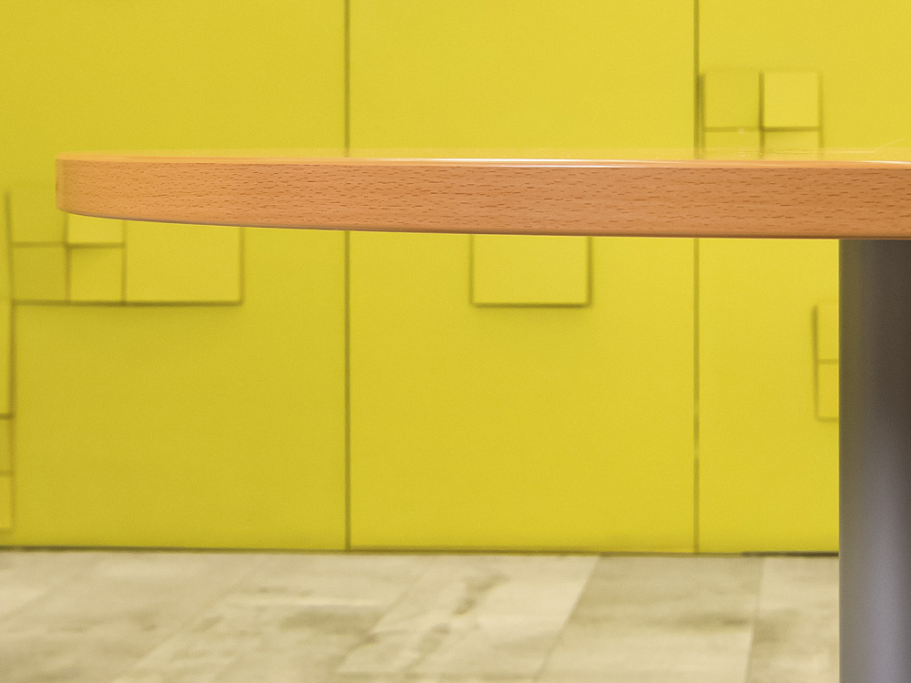 Офисный стол для переговоров Steelcase ЛДСП Ольха Германия  СГОЛ-04026