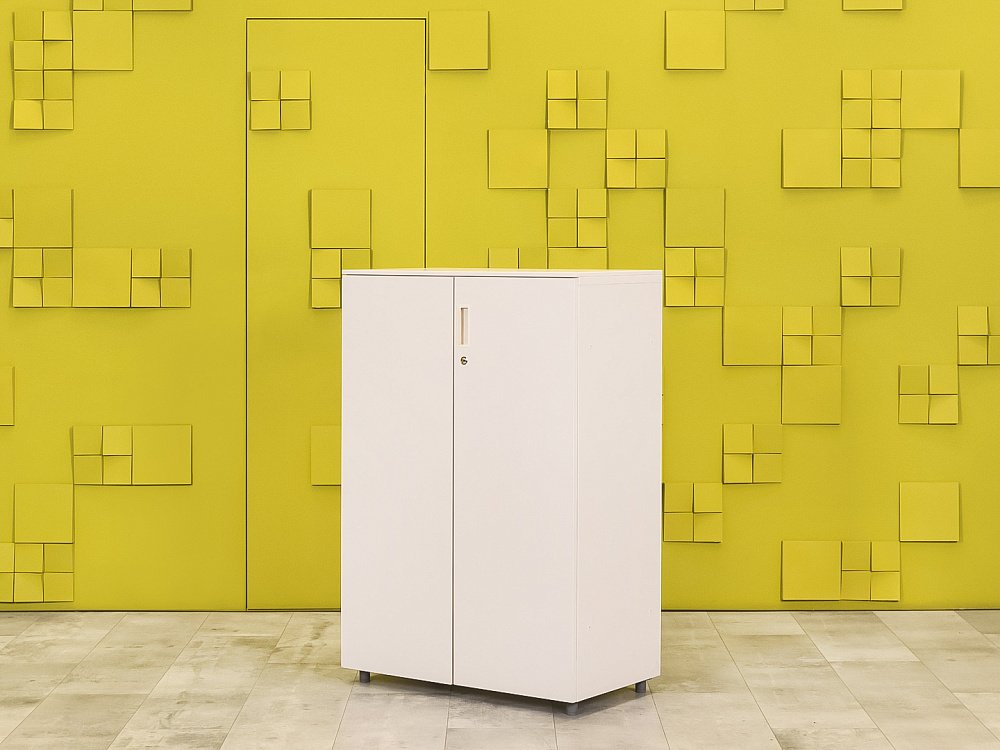 Шкаф для документов офисный Белый Швейцария Vitra ШД2ДБ-04026