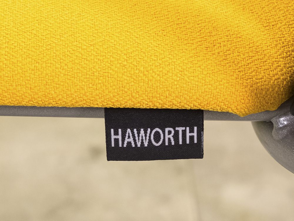 Конференц кресло для переговорной HAWORTH Ткань Жёлтый США  КНТЖ-27105