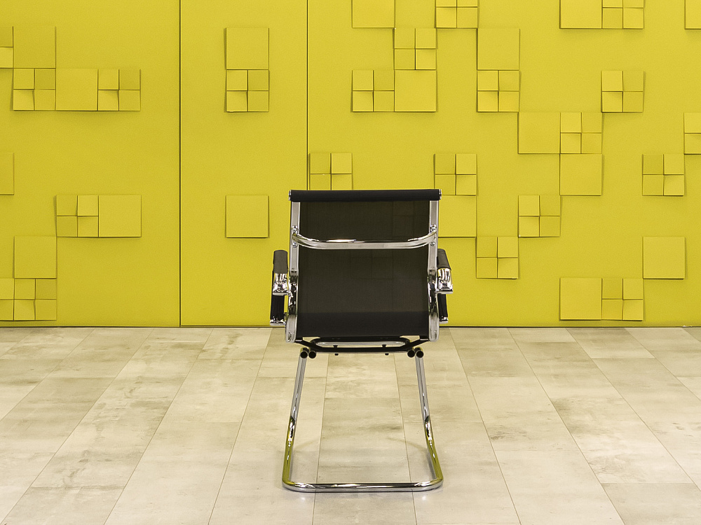 Конференц кресло для переговорной Opera CF Everprof Сетка Чёрный Импорт  КДТЧ-29016