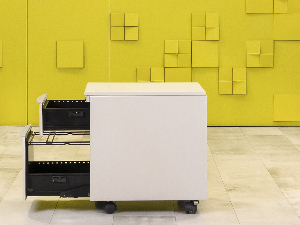 Металлическая тумба Металл Серый  ТВ2ЯМ-100125