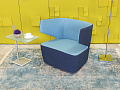 Мягкое кресло Club-k1 LD Seating Ткань Синий Чехия  КНТН2-26025