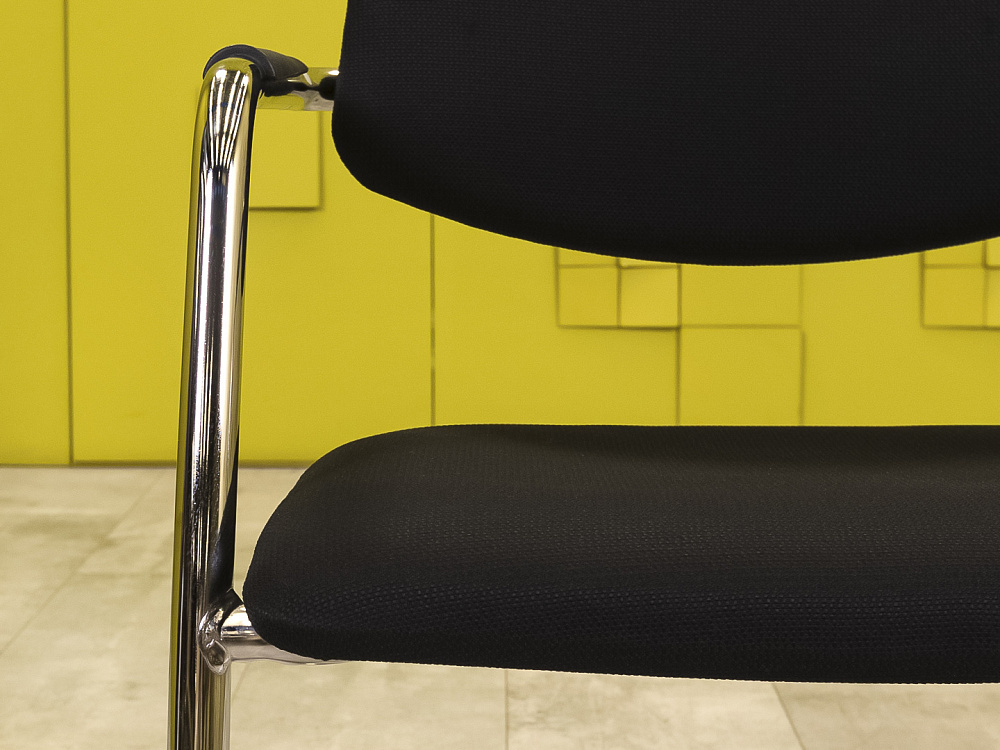 Конференц кресло для переговорной  Profoffice Ткань Чёрный   КДТЧ2-31036