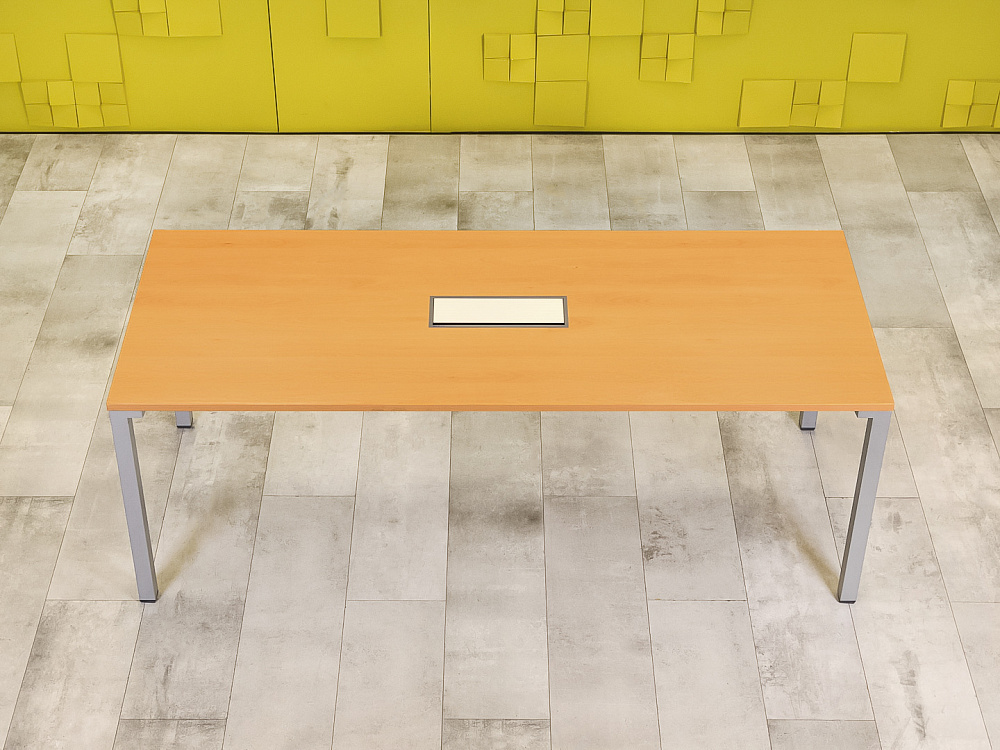 Офисный стол для переговоров Steelcase ЛДСП Ольха Франция  СГПЛ2-04026