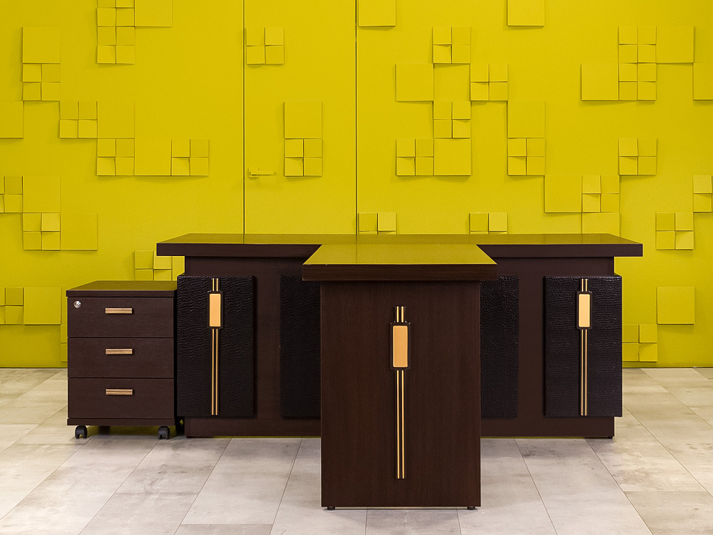 Кабинет руководителя Chicago Pointex ЛДСП Венге Россия_КРЕ-030924